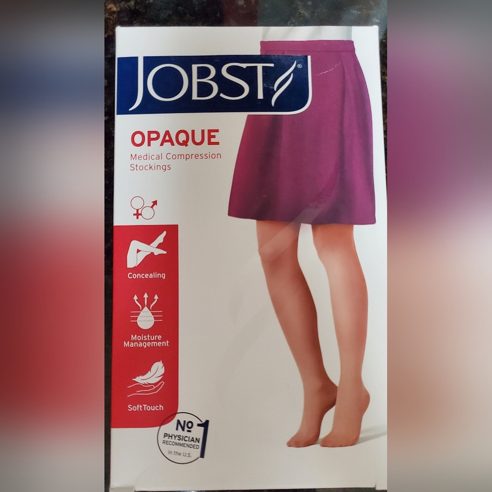 Midnight Navy Jobst medical compression stockings